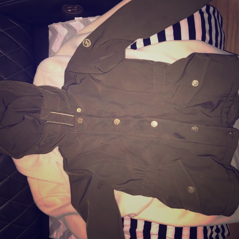 Girls 7/8 Michael Kors Jacket Green
